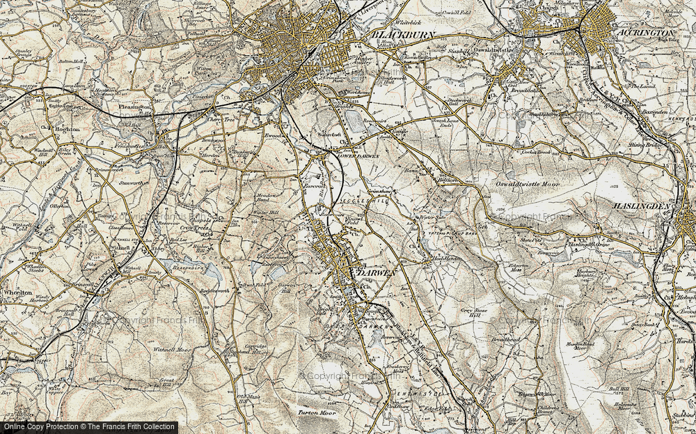 Old Map of Chapels, 1903 in 1903