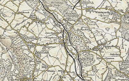 Old map of Chapeltown in 1903
