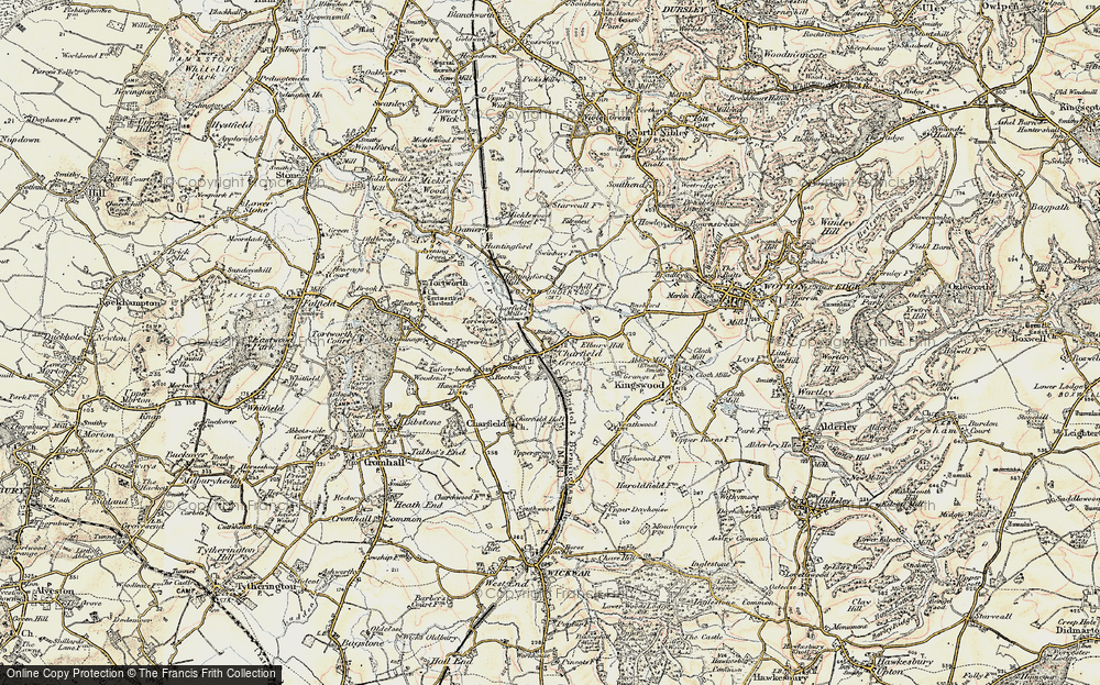 Old Map of Charfield, 1898-1899 in 1898-1899