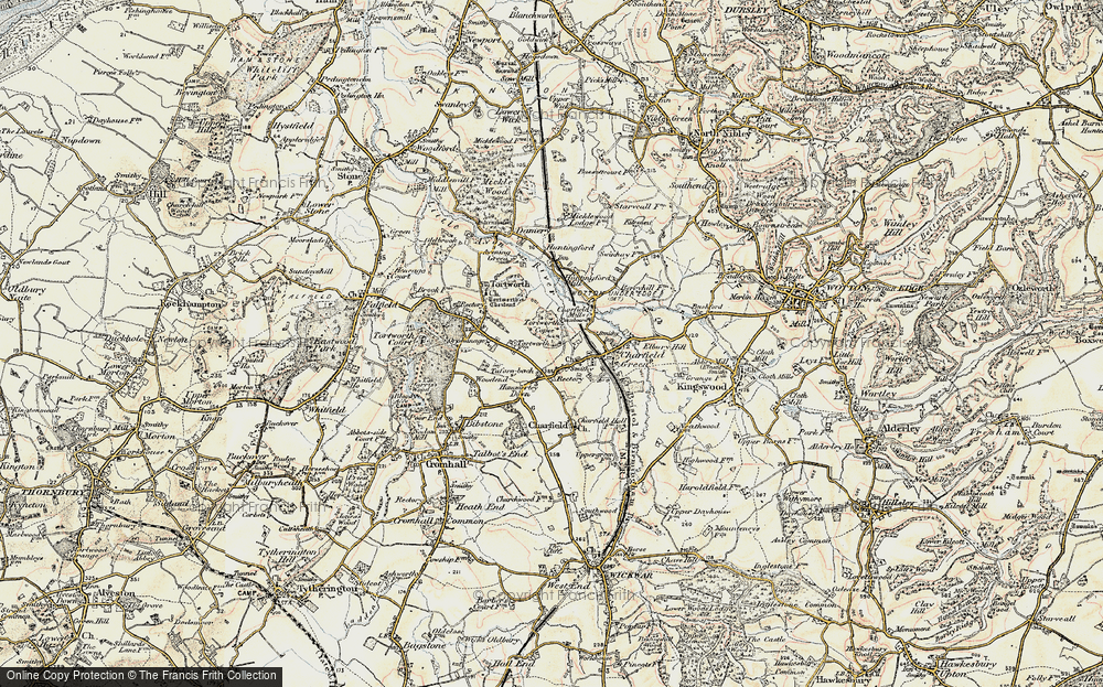Old Map of Charfield Hill, 1898-1899 in 1898-1899