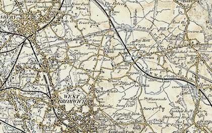 Old map of Charlemont in 1902