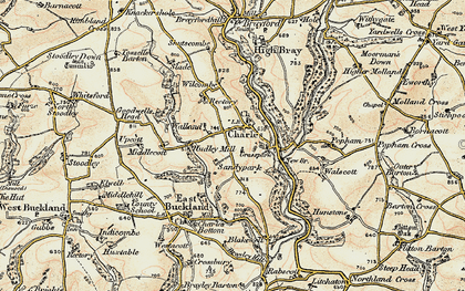 Old map of Charles in 1900