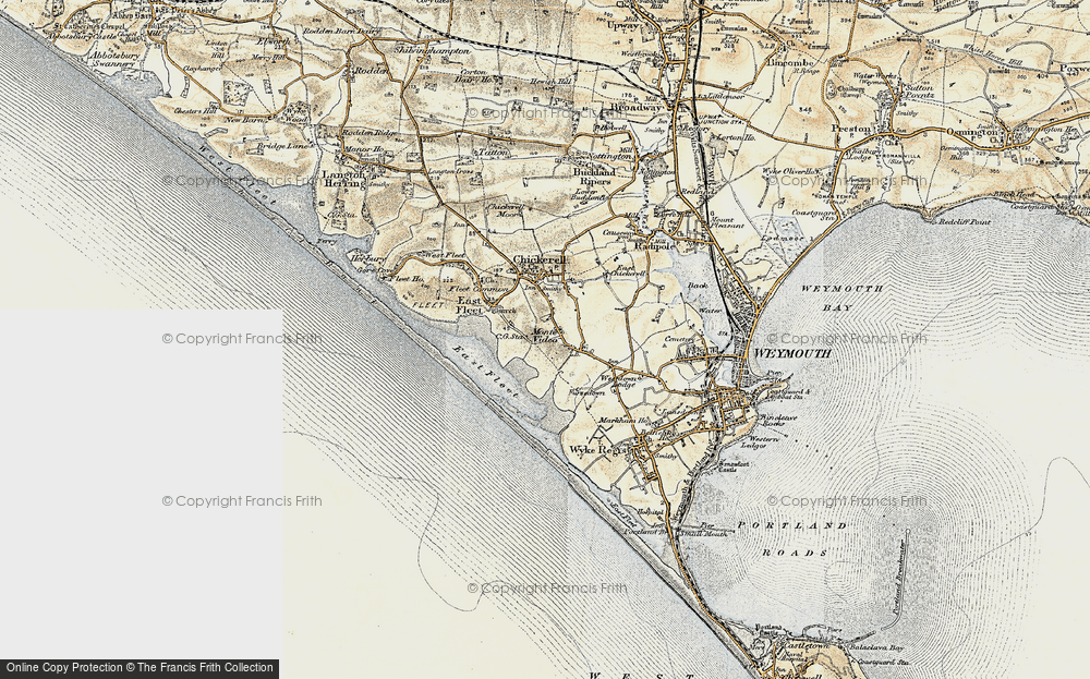 Old Map of Charlestown, 1899 in 1899