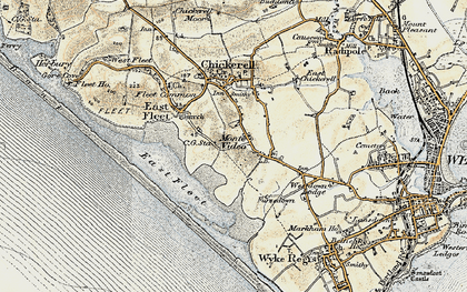 Old map of Charlestown in 1899