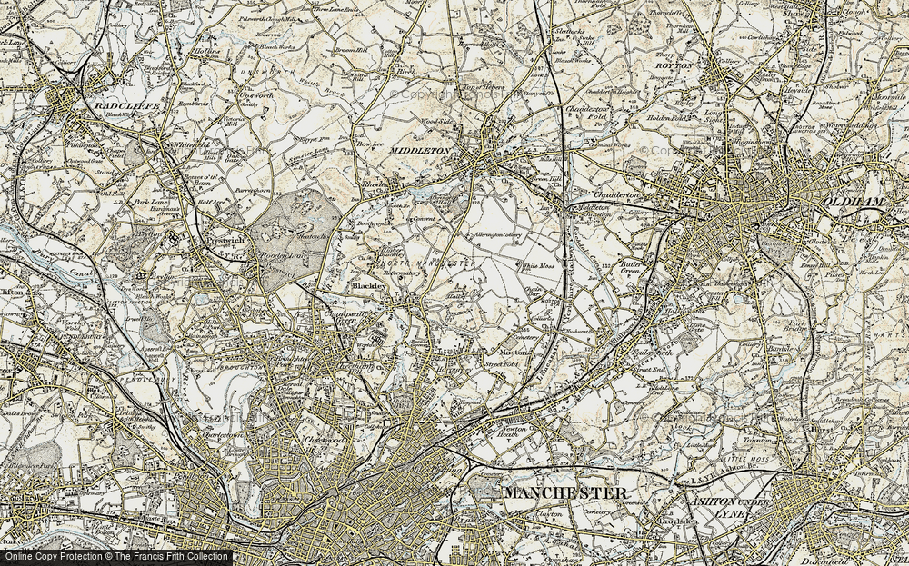 Old Map of Charlestown, 1903 in 1903