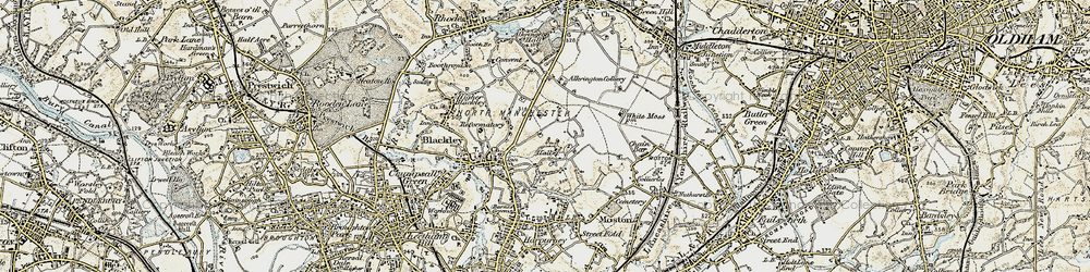 Old map of Charlestown in 1903