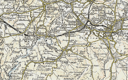 Old map of Charlesworth in 1903