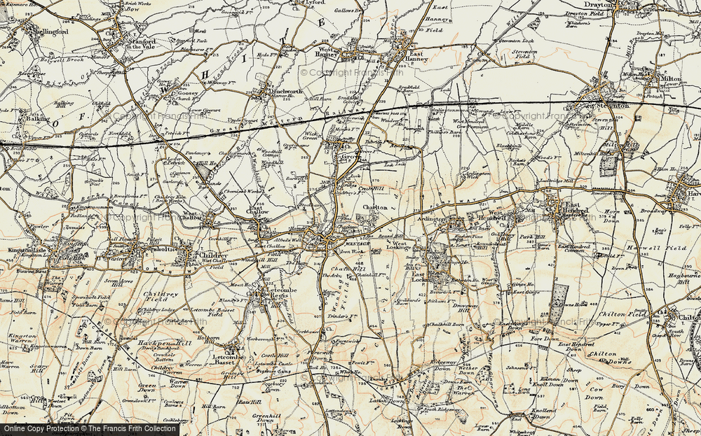 Old Map of Charlton, 1897-1899 in 1897-1899