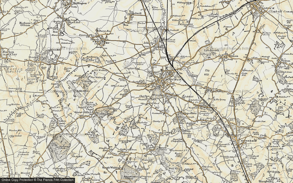 Old Map of Charlton, 1898-1899 in 1898-1899
