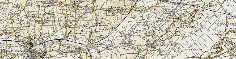 Old map of Charlton in 1898-1900