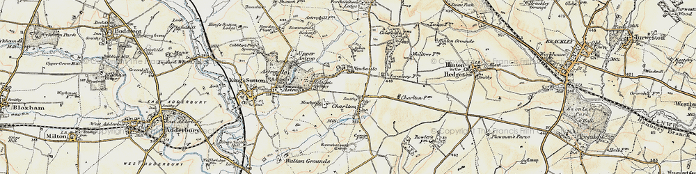 Old map of Charlton in 1898-1901