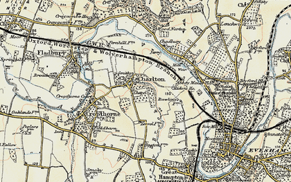 Old map of Charlton in 1899-1901