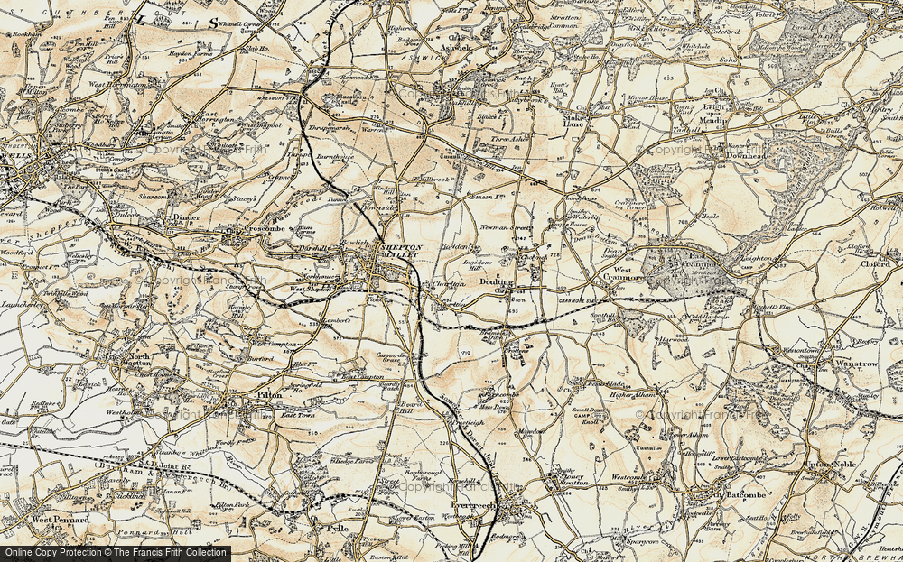 Old Map of Charlton, 1899 in 1899