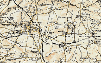 Old map of Charlton in 1899