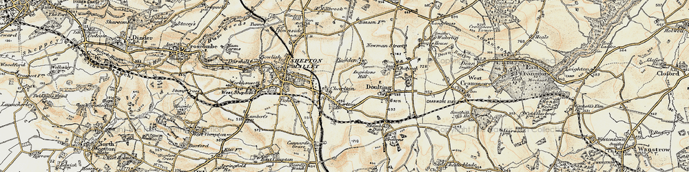 Old map of Charlton in 1899