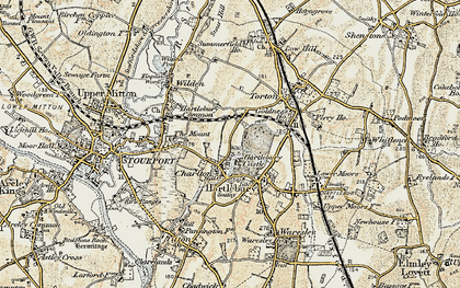 Old map of Charlton in 1901-1902
