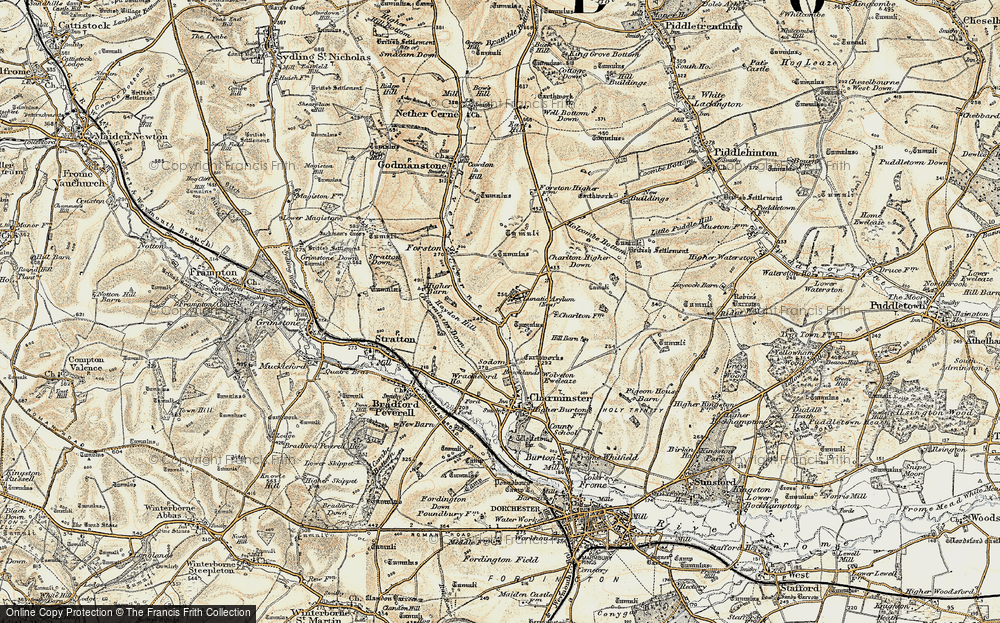 Old Map of Charlton Down, 1899 in 1899