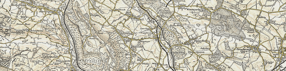 Old map of Charltonbrook in 1903