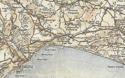Old map of Bellair in 1899