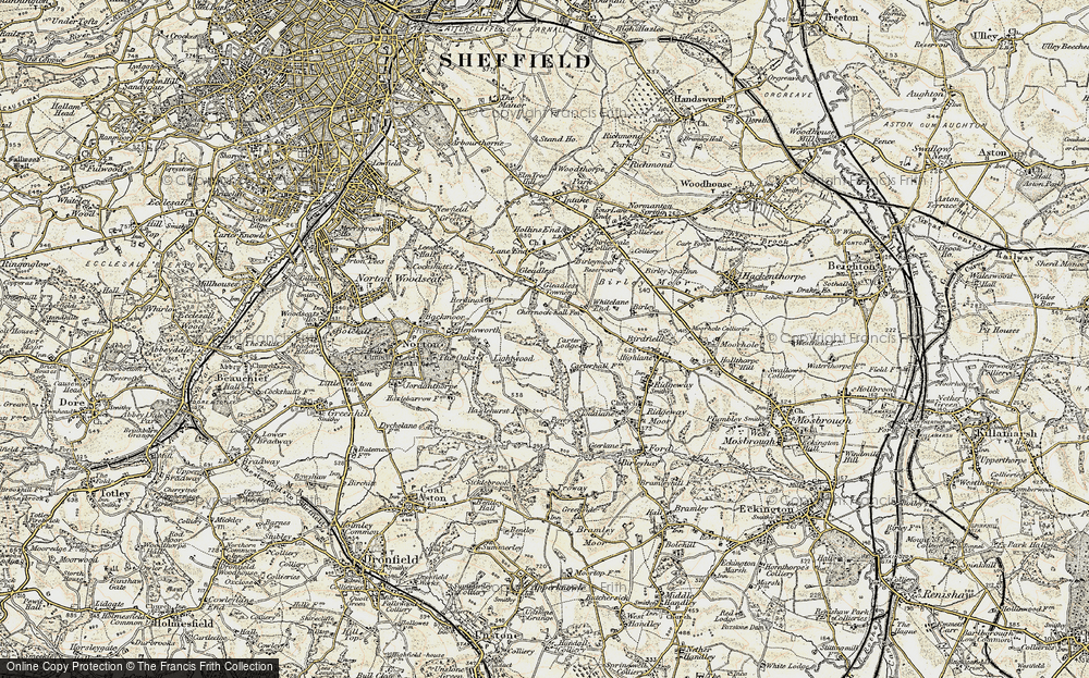 Old Map of Charnock Hall, 1902-1903 in 1902-1903