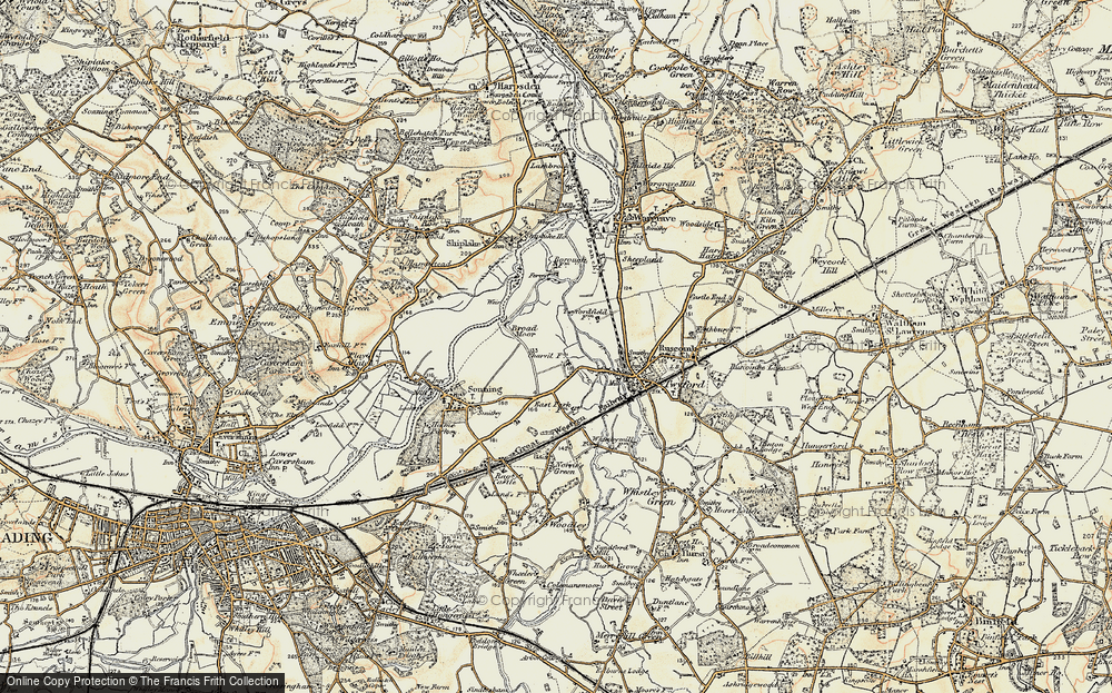 Old Map of Charvil, 1897-1909 in 1897-1909