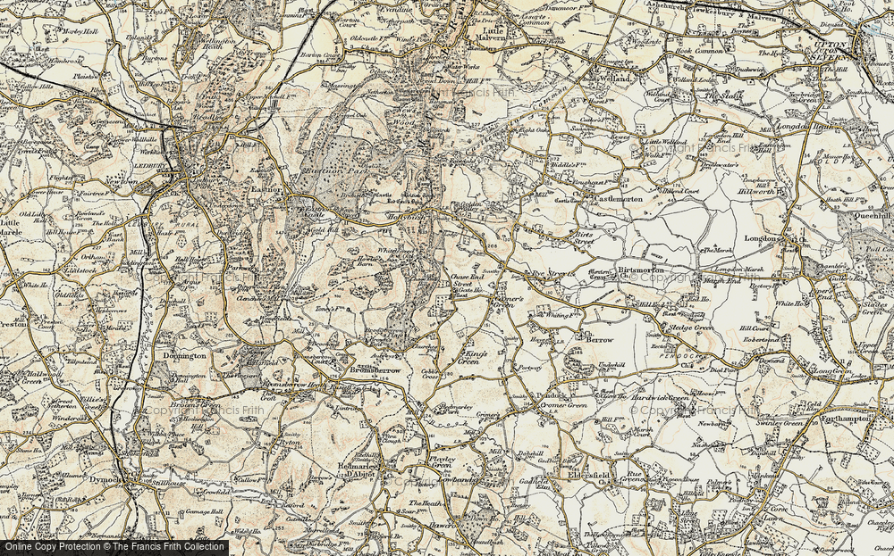 Old Map of Chase End Street, 1899-1901 in 1899-1901