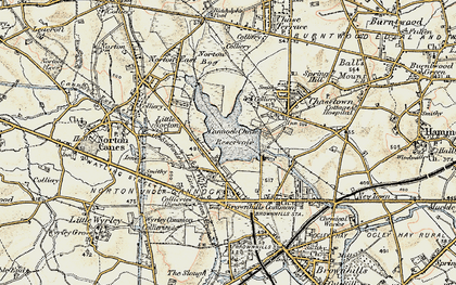 Old map of Chasewater in 1902