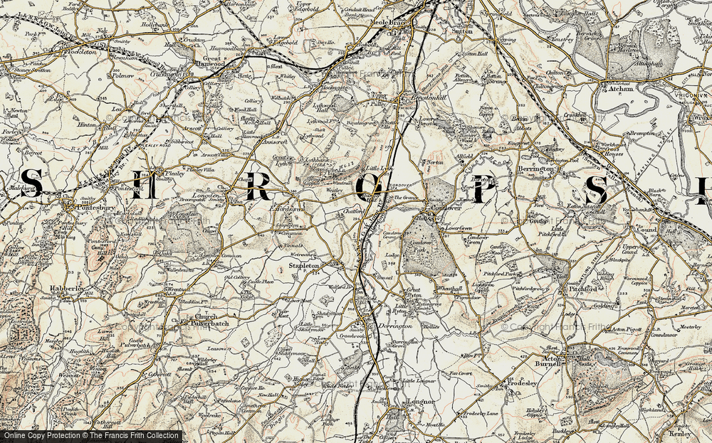 Old Map of Chatford, 1902-1903 in 1902-1903