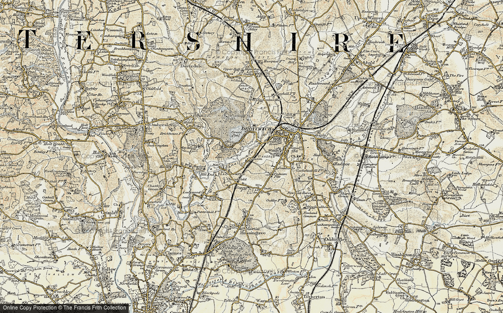 Old Map of Chawson, 1899-1902 in 1899-1902