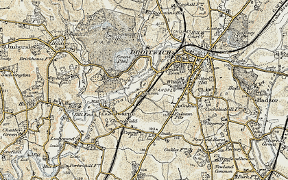 Old map of Chawson in 1899-1902