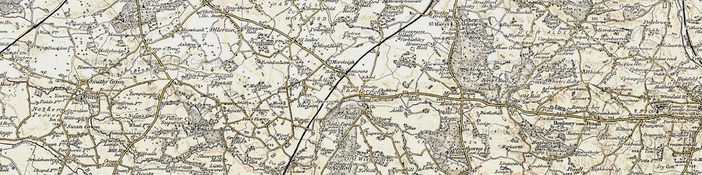 Old map of Lapwinghall in 1902-1903