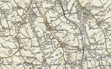 Old map of Chelmarsh in 1902