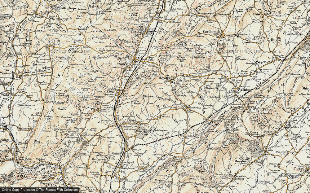 Old Map of Chelmick, 1902-1903 in 1902-1903