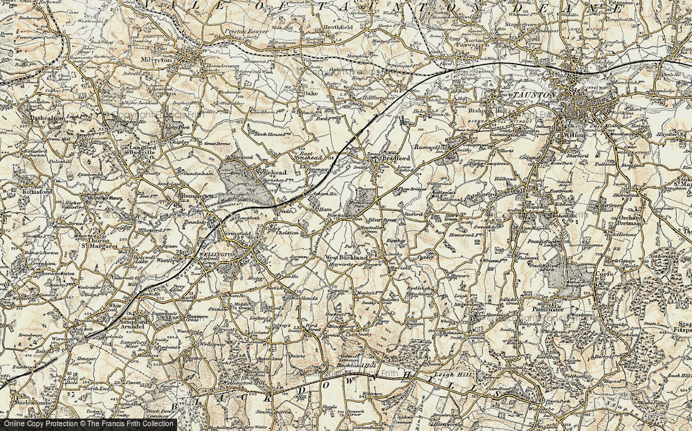 Old Map of Chelston Heathfield, 1898-1900 in 1898-1900