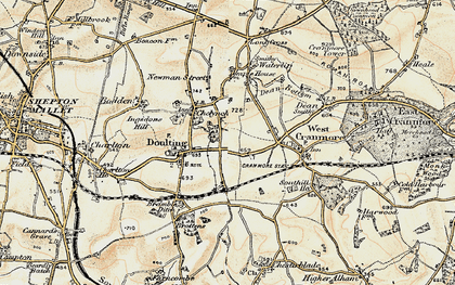 Old map of Chelynch in 1899