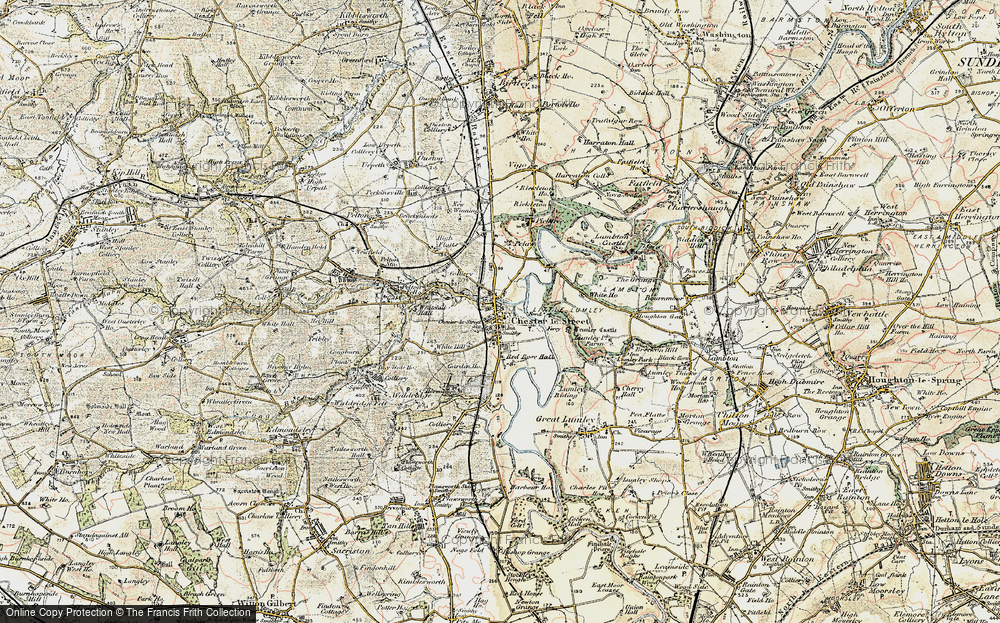Old Map of Chester-Le-Street, 1901-1904 in 1901-1904