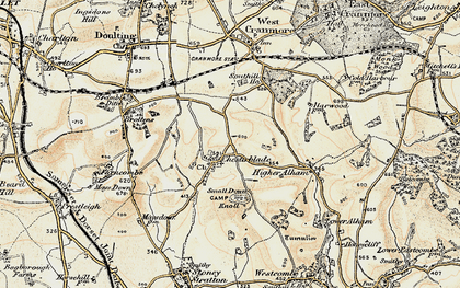 Old map of Chesterblade in 1899