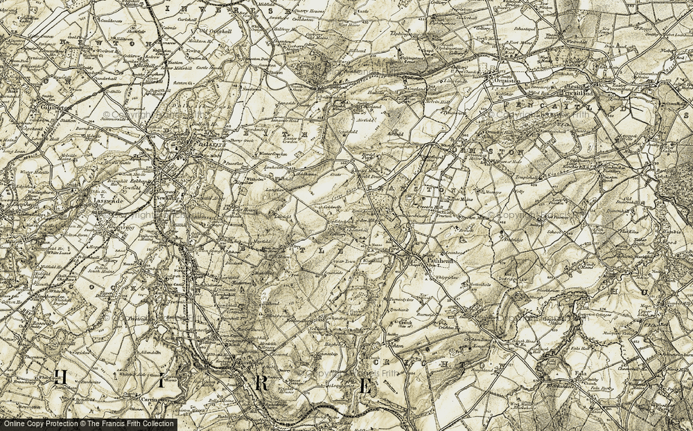Old Map of Chesterhill, 1903-1904 in 1903-1904