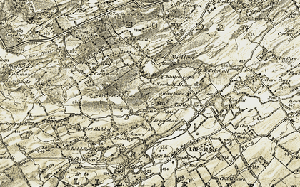 Old map of Chesterknowes in 1901-1904