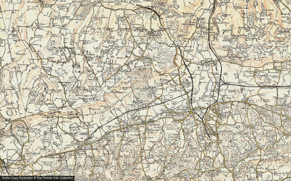 Old Map of Chevening, 1897-1902 in 1897-1902