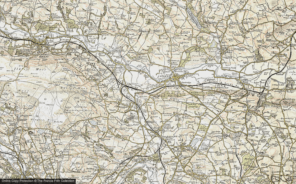 Old Map of Chevin End, 1903-1904 in 1903-1904