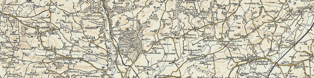 Old map of Barton Hill in 1898-1900