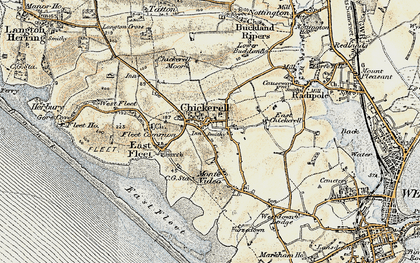 Old map of Chickerell in 1899