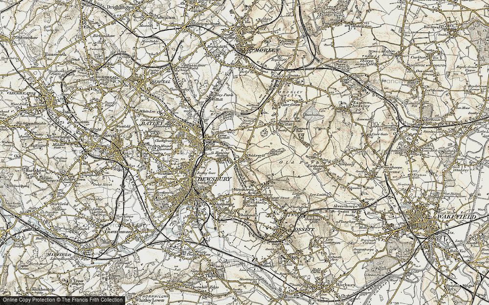Old Map of Chidswell, 1903 in 1903
