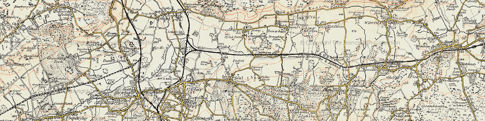 Old map of Childsbridge in 1897-1898