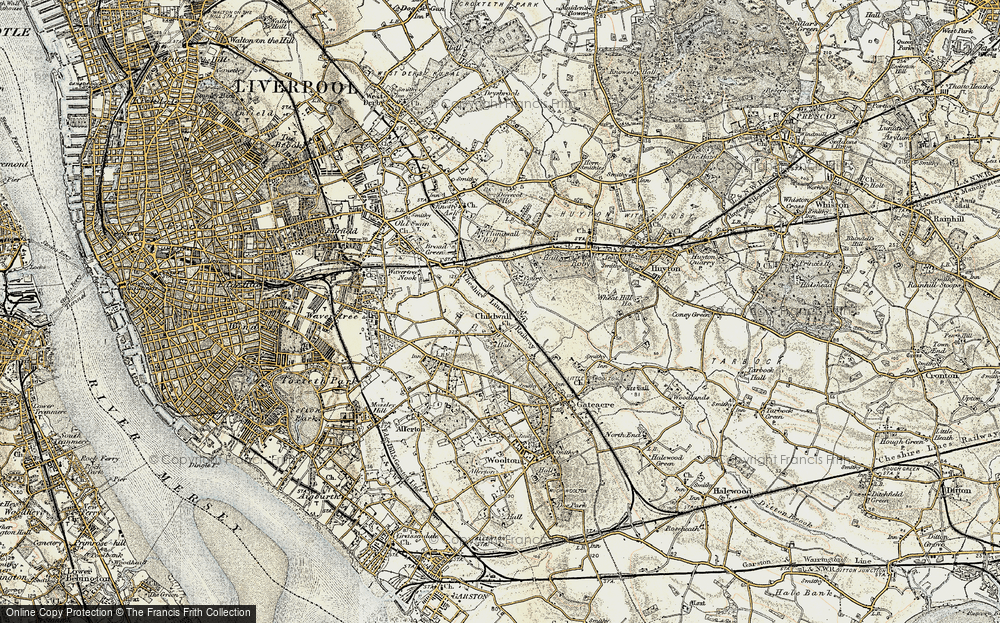 Old Map of Childwall, 1902-1903 in 1902-1903