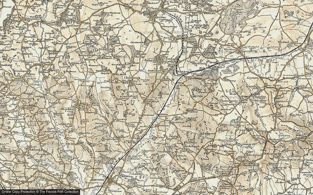 Old Map of Chilson, 1898-1899 in 1898-1899