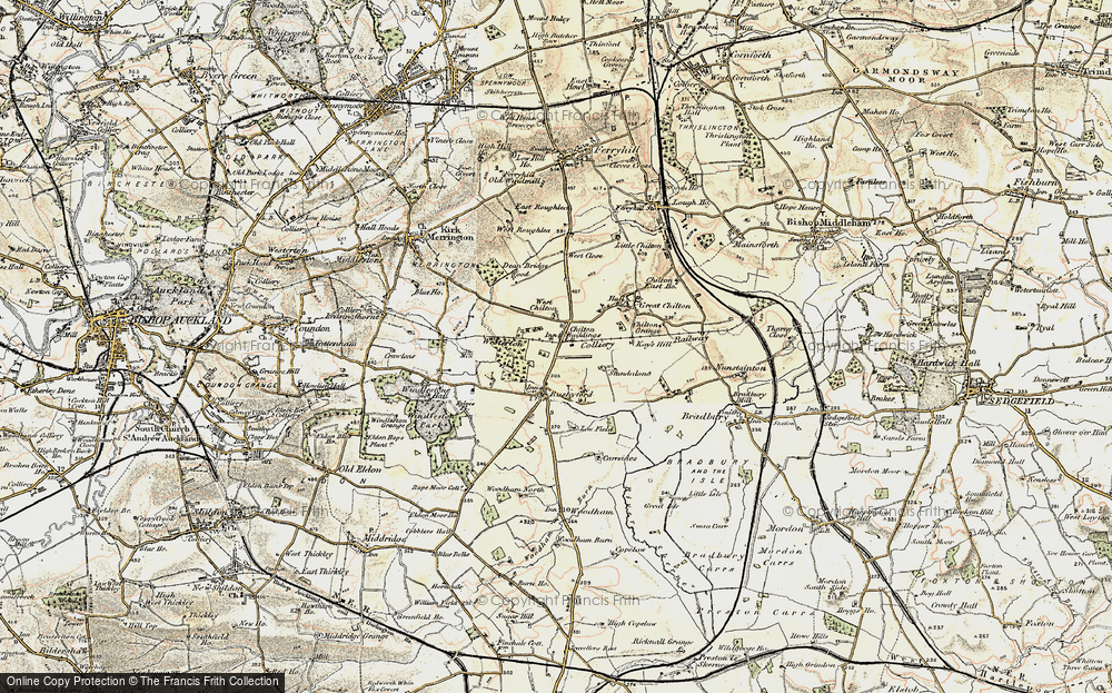 Old Map of Chilton, 1903-1904 in 1903-1904