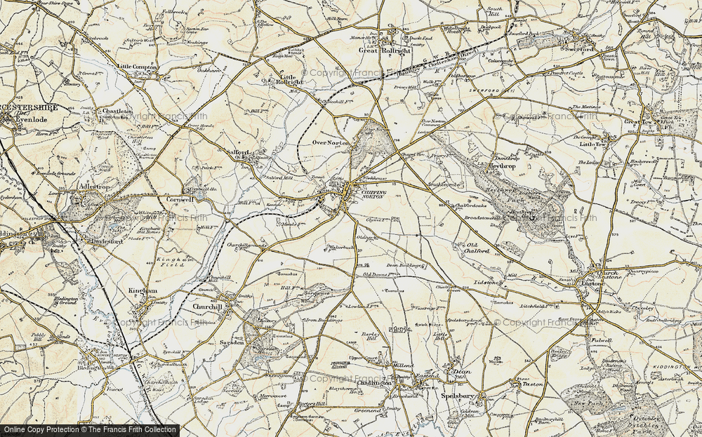 Old Map of Chipping Norton, 1898-1899 in 1898-1899