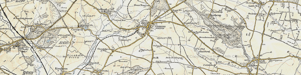 Old map of Chipping Norton in 1898-1899